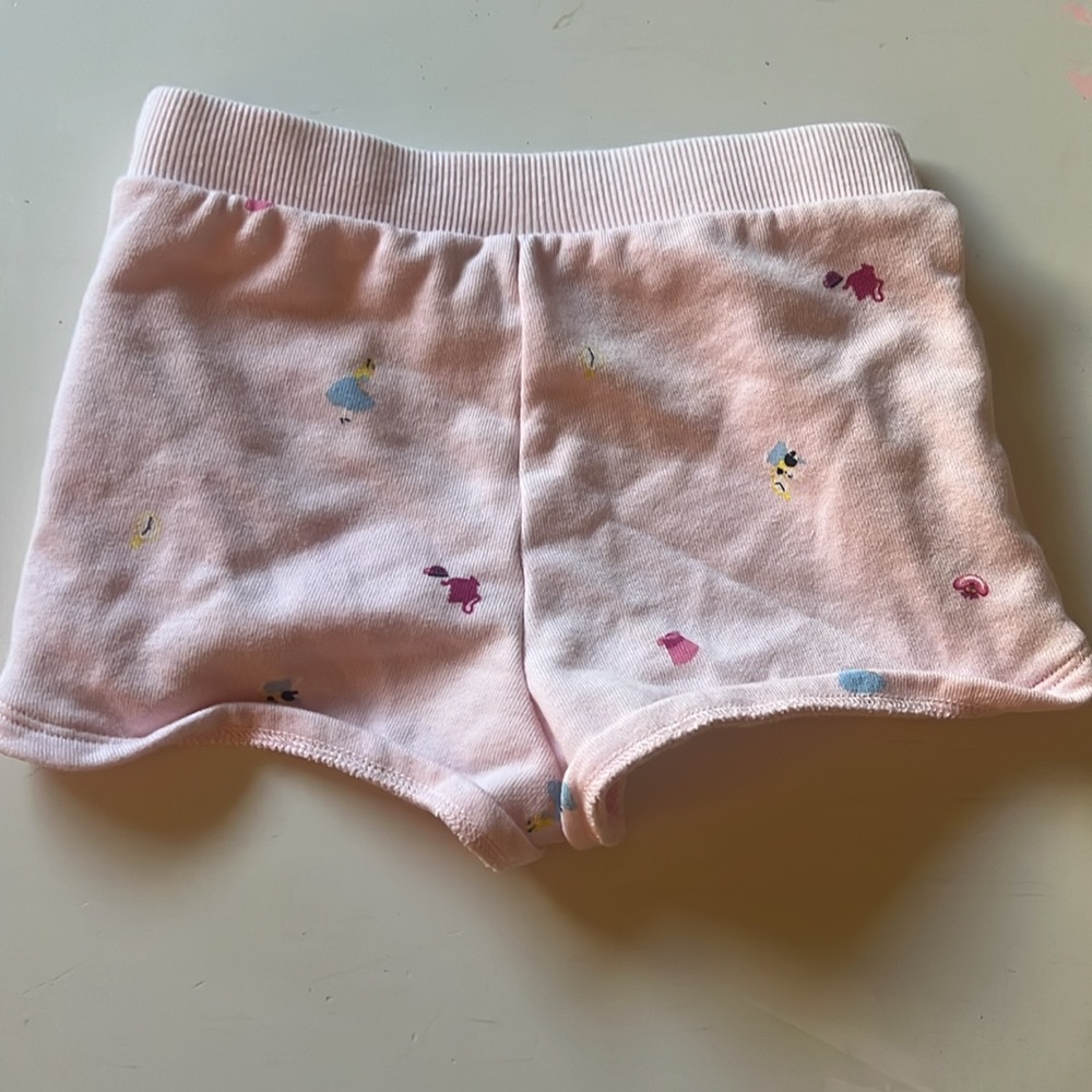 Janie and Jack Alice in Wonderland girls terry shorts - Picture 4 of 4